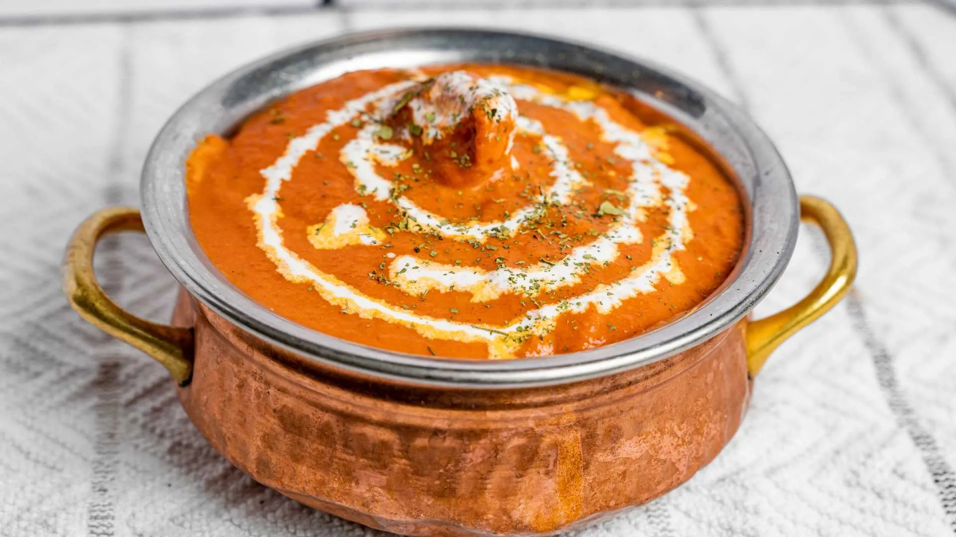Butter Chicken at New Asian Village Indian restaurant, Edmonton and Sherwood Park