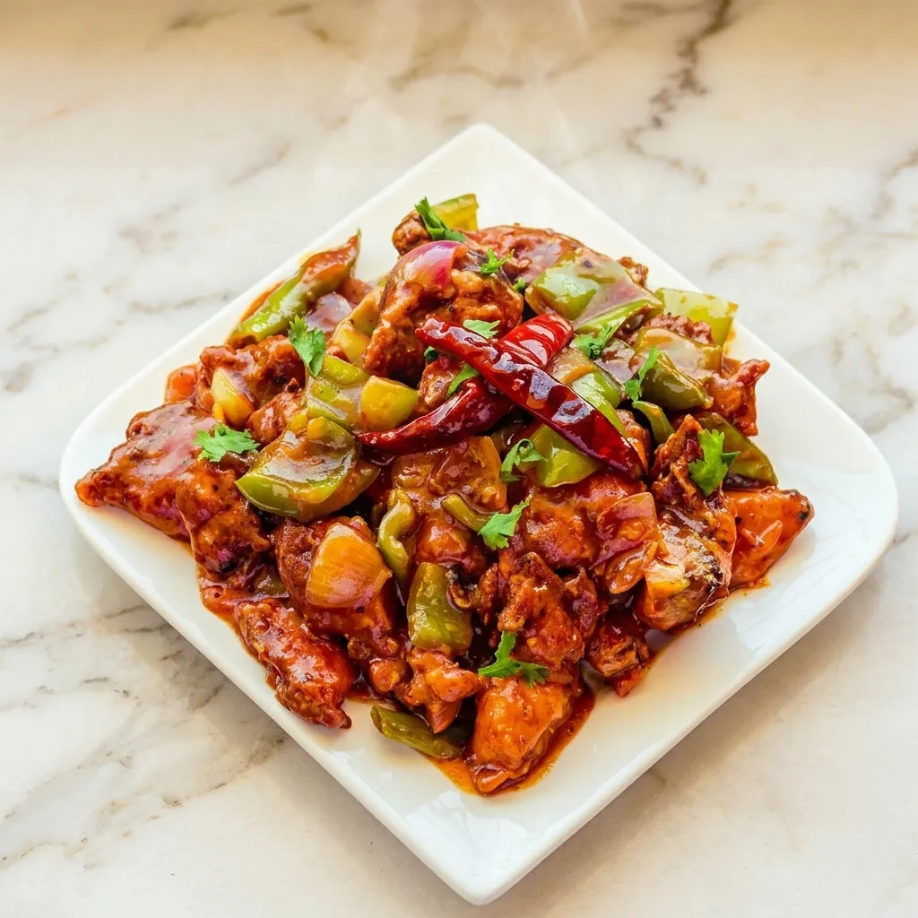 Chilli Chicken at New Asian Village Edmonton & Sherwood Park