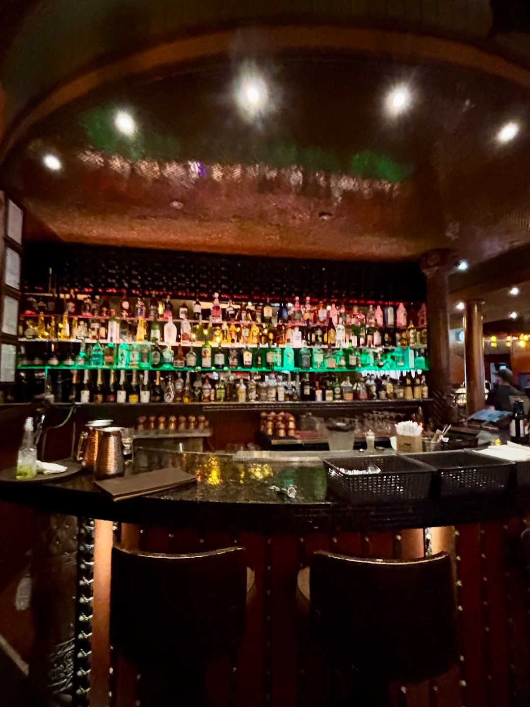 Warm, inviting interior at New Asian Village West Edmonton